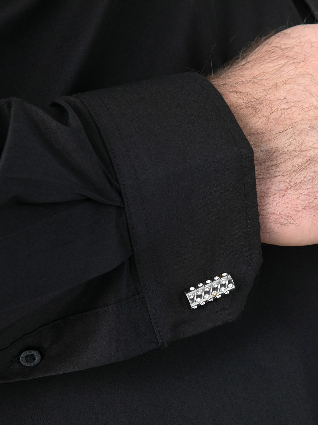 Long Sleeved Shirt in Stretch Fabric.