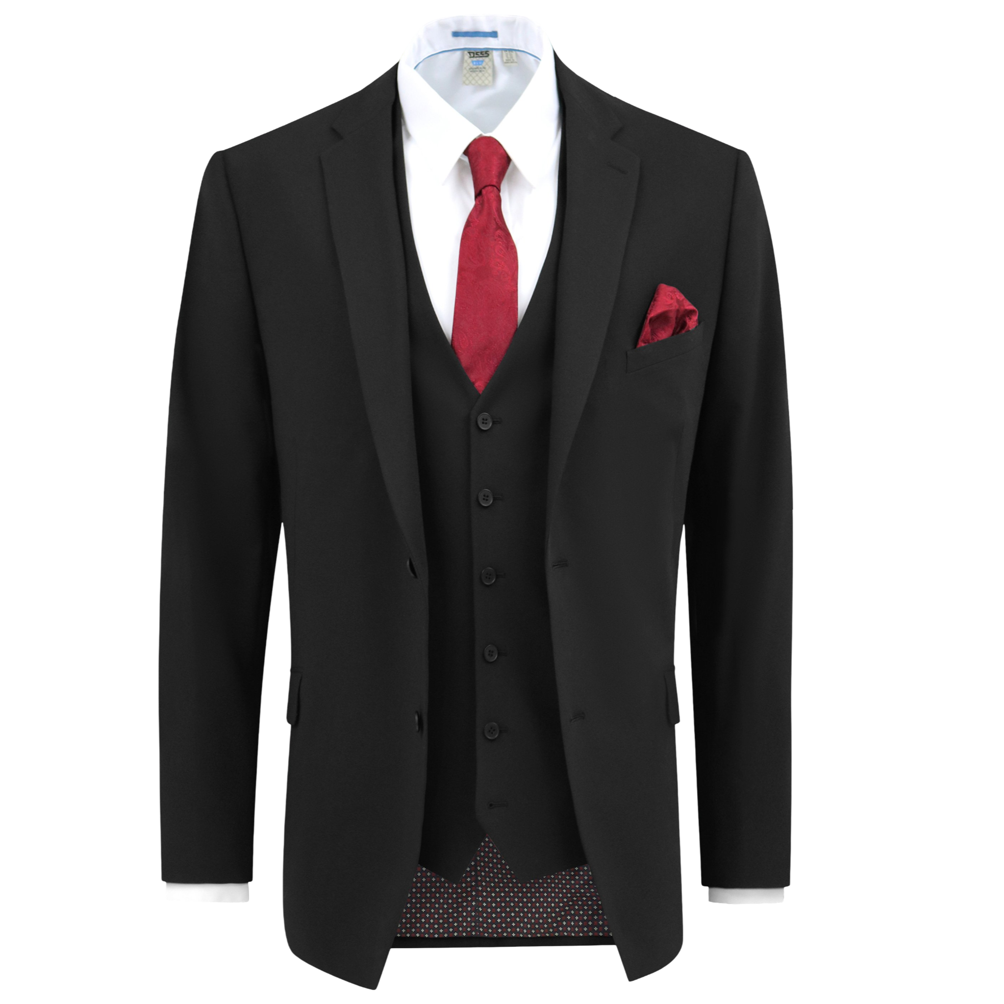 Mix & Match Suit Jacket for Big Men - Black or Navy