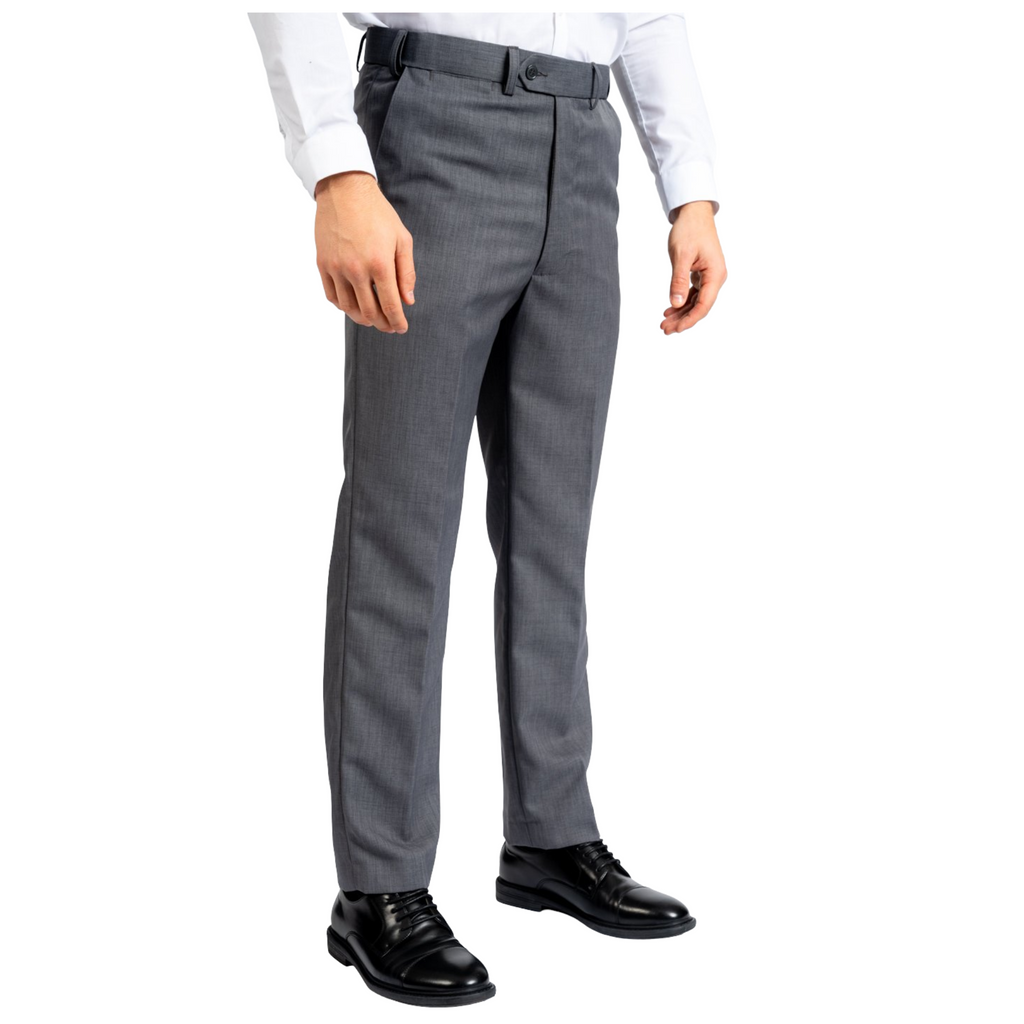 Carabou Active Waist Smart Trouser, Black, Blue, Grey