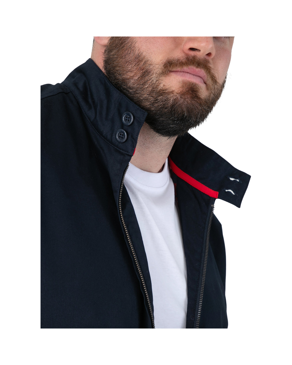 Back jacket showing collar detail