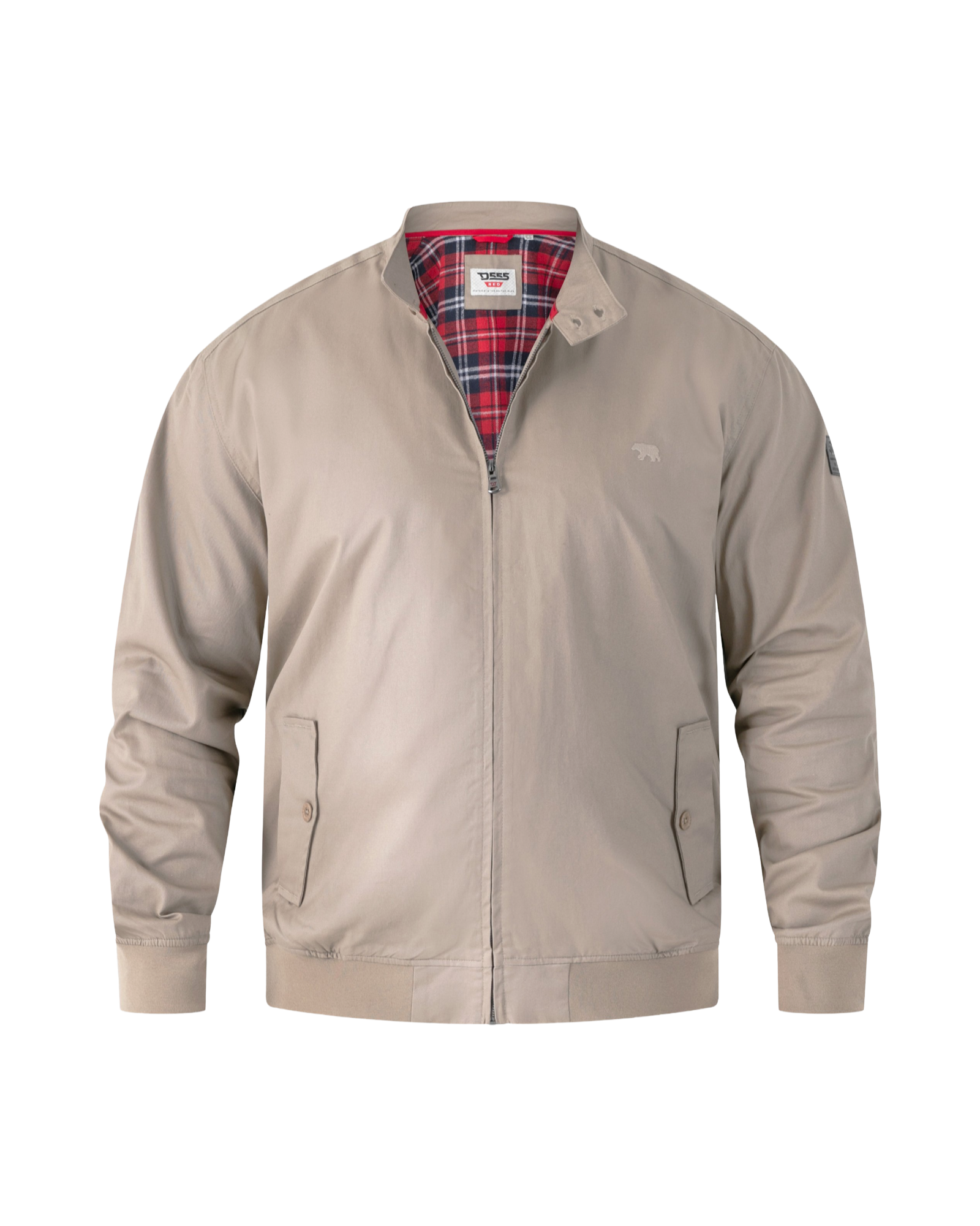 Harrington Jacket in Stone or Black - King Size