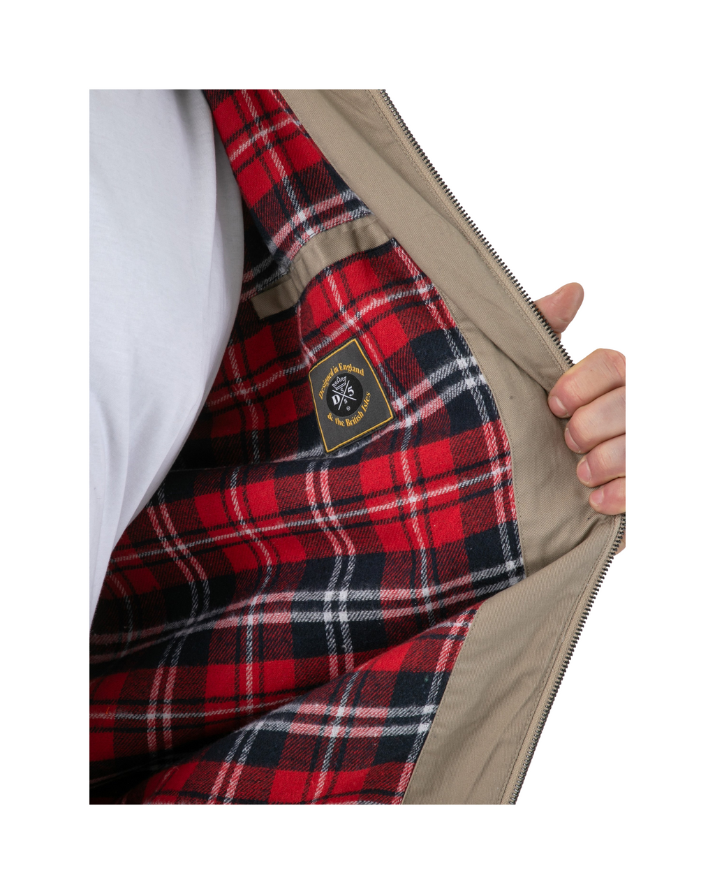 Harrington Jacket in Stone or Black - King Size