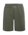 Green shorts on a white background