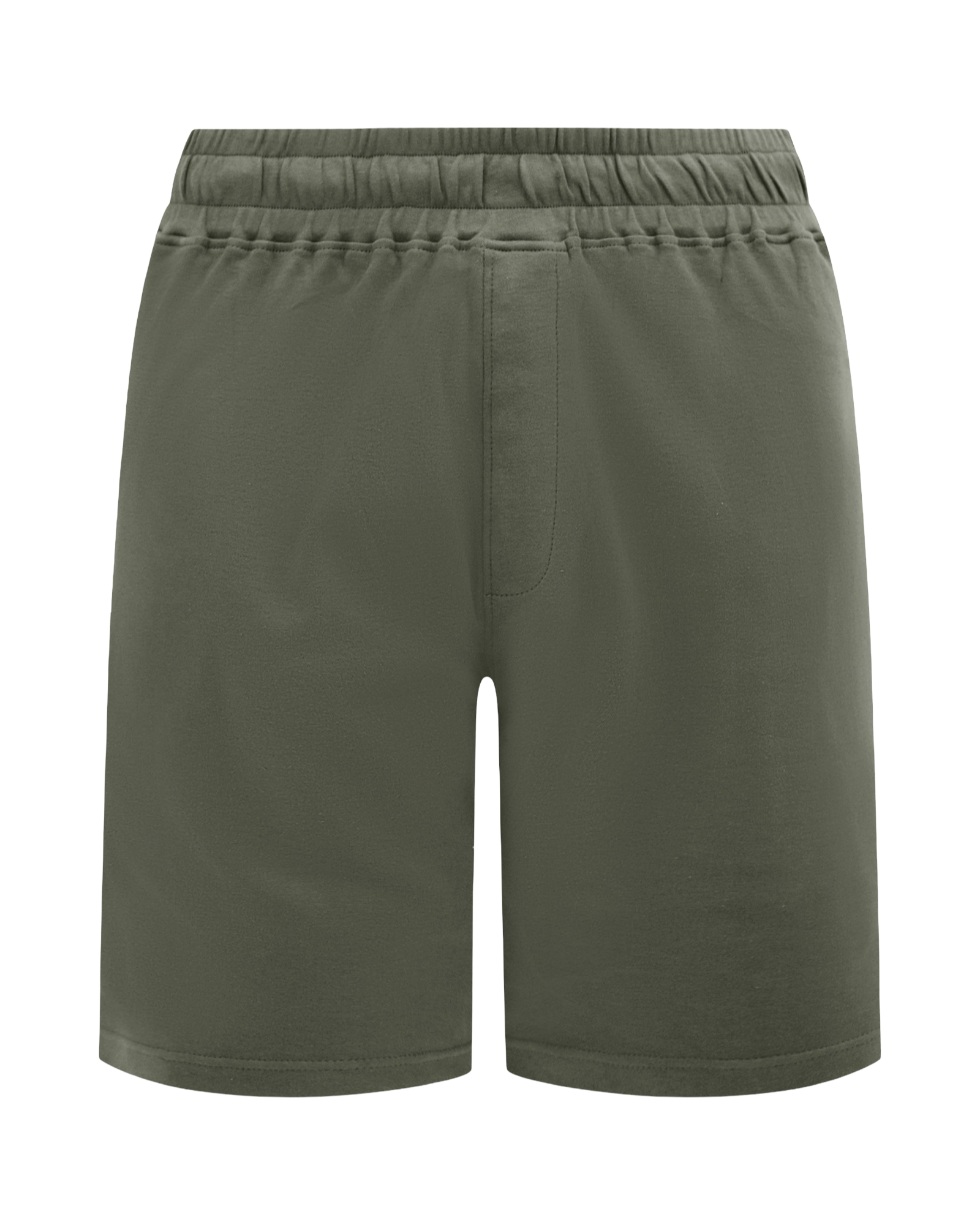 Green shorts on a white background
