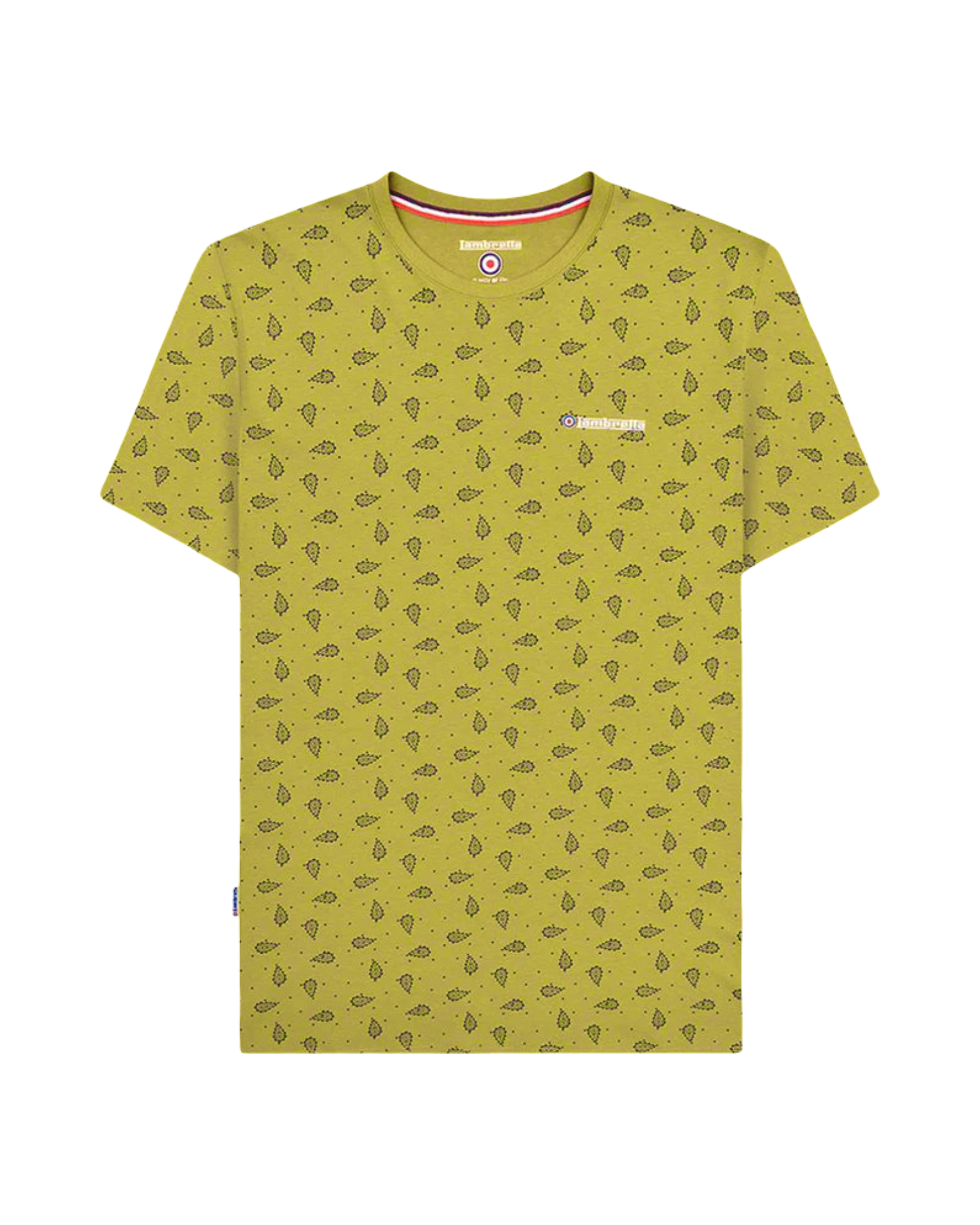 Lambretta Green Paisley T Shirt