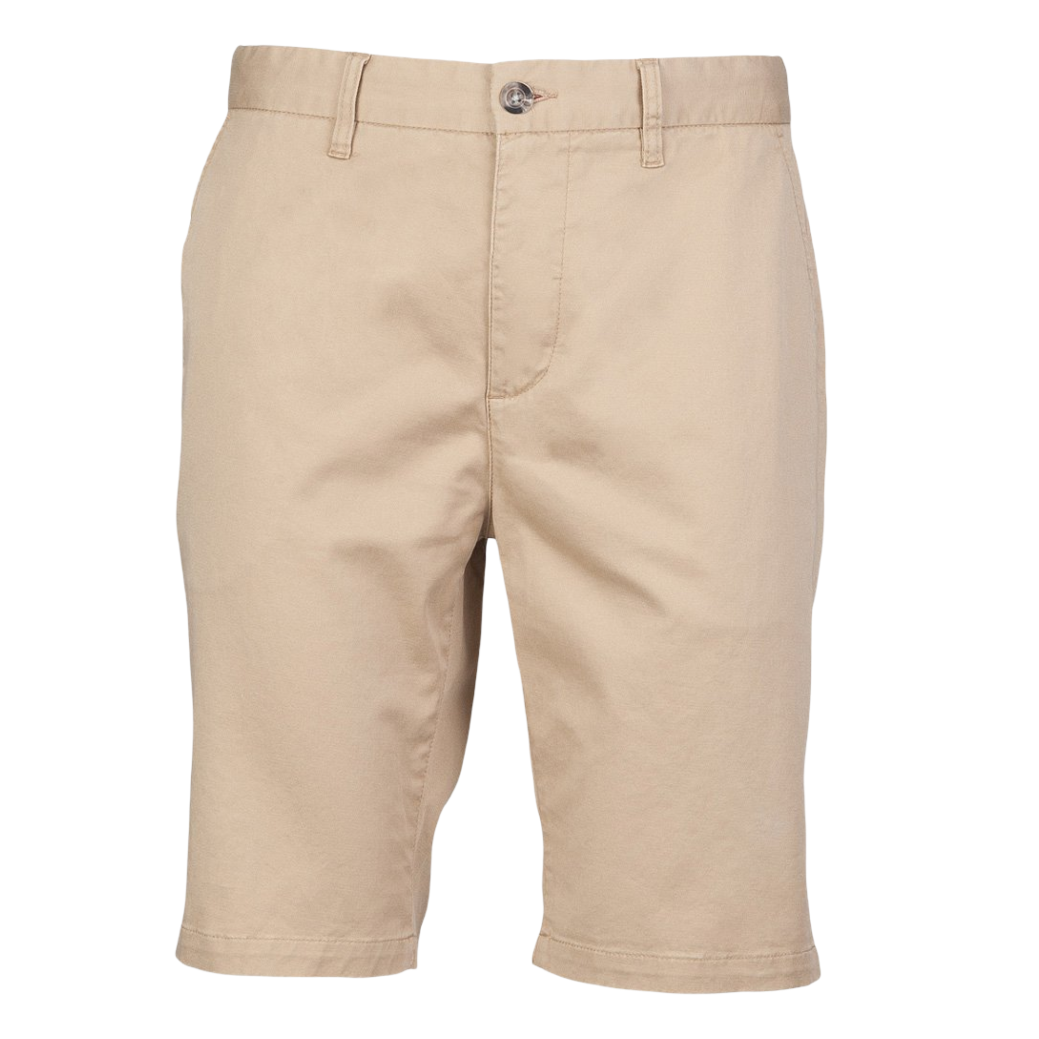 Chino Shorts in Stretch Cotton. Navy or Stone