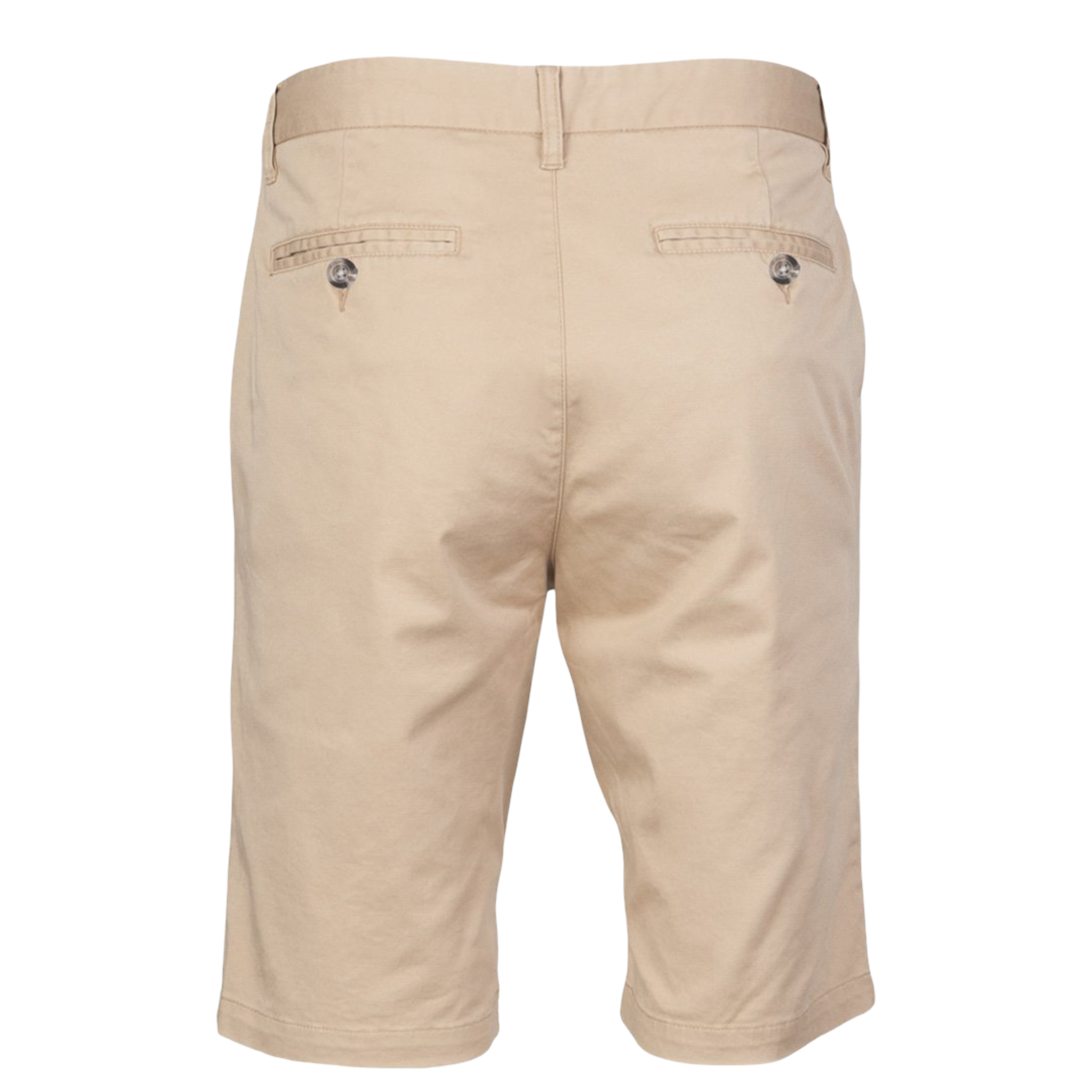 Chino Shorts in Stretch Cotton. Navy or Stone