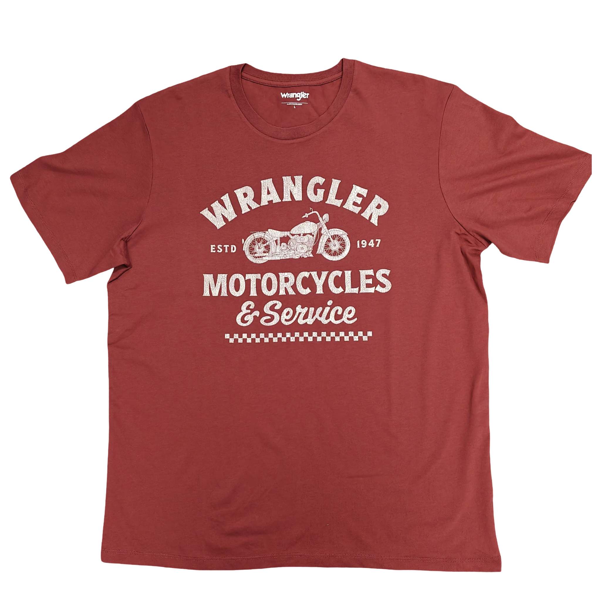 Wrangler Americana T Shirt  Wine or Olive